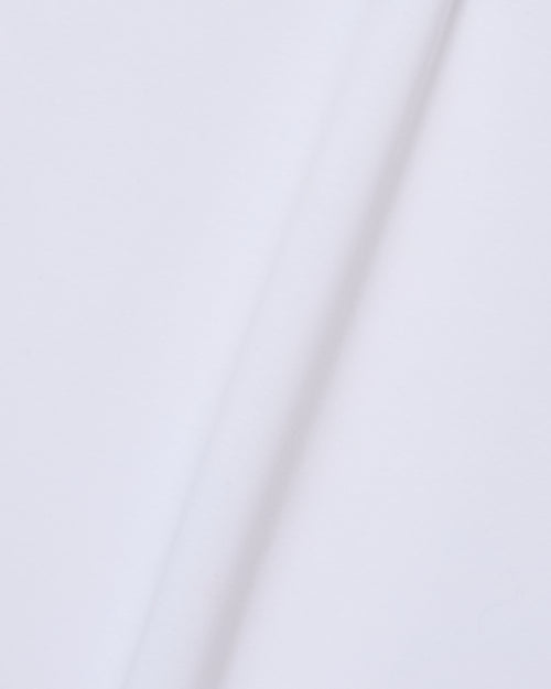 HALF ZIP POLO L/S TEE WHITE