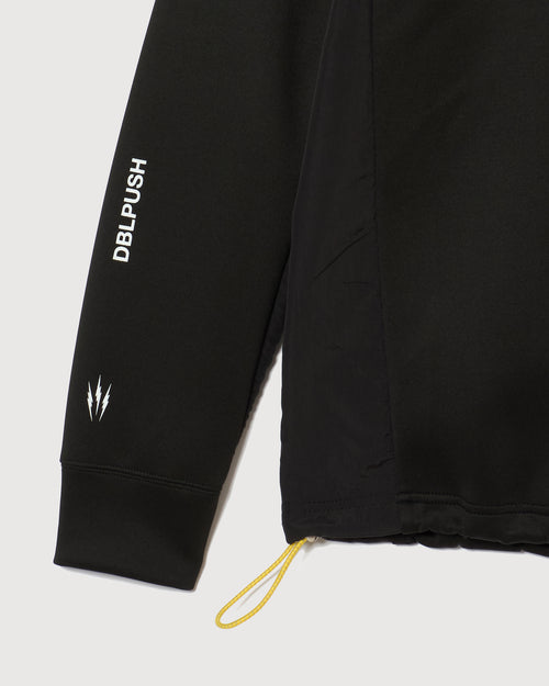 MOCK NECK L/S TEE BLACK
