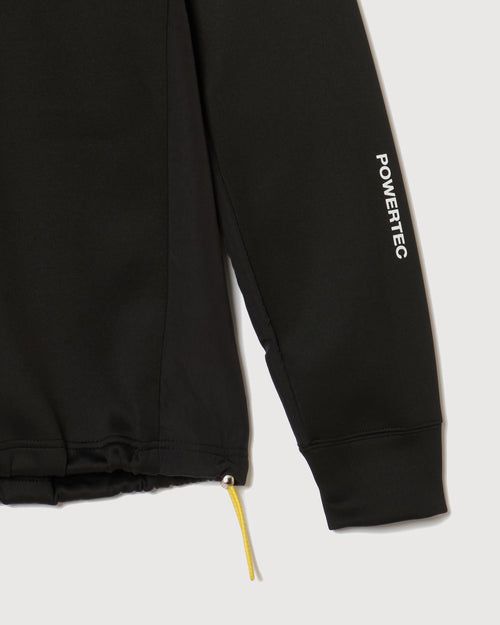 MOCK NECK L/S TEE BLACK