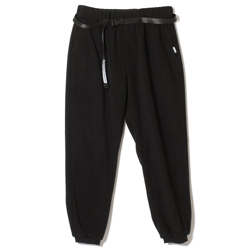 #MICRO FLEECE ADJUSTABLE JOGGER PANTS BLACK