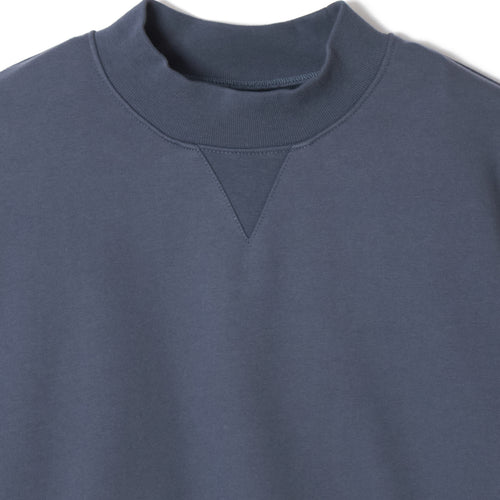 #ACTIVE MOCK NECKN SWEAT GRAY