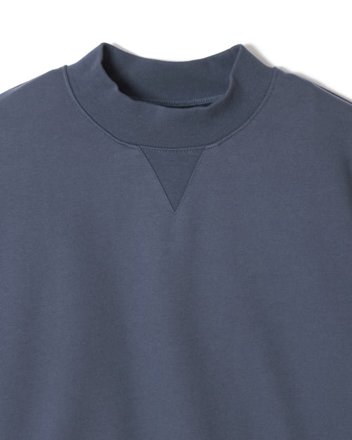 #ACTIVE MOCK NECKN SWEAT GRAY