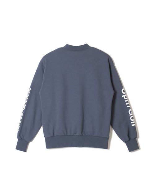 #ACTIVE MOCK NECKN SWEAT GRAY