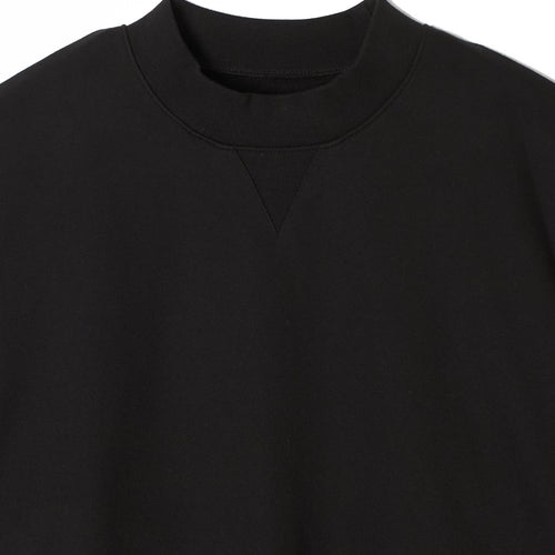 #ACTIVE MOCK NECKN SWEAT BLACK