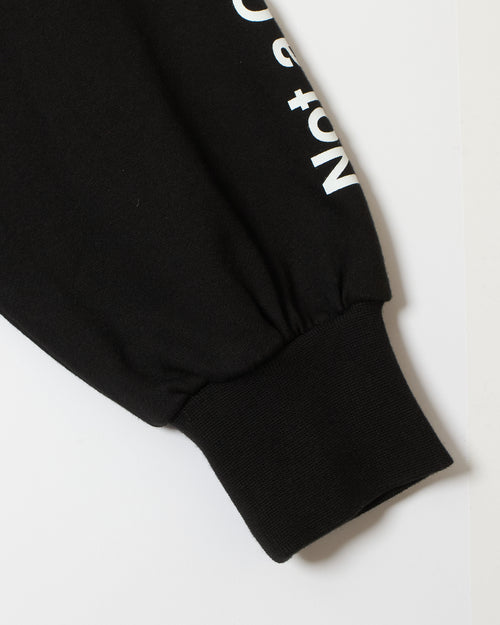 #ACTIVE MOCK NECKN SWEAT BLACK