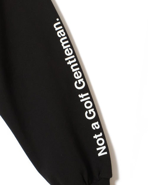 #ACTIVE MOCK NECKN SWEAT BLACK