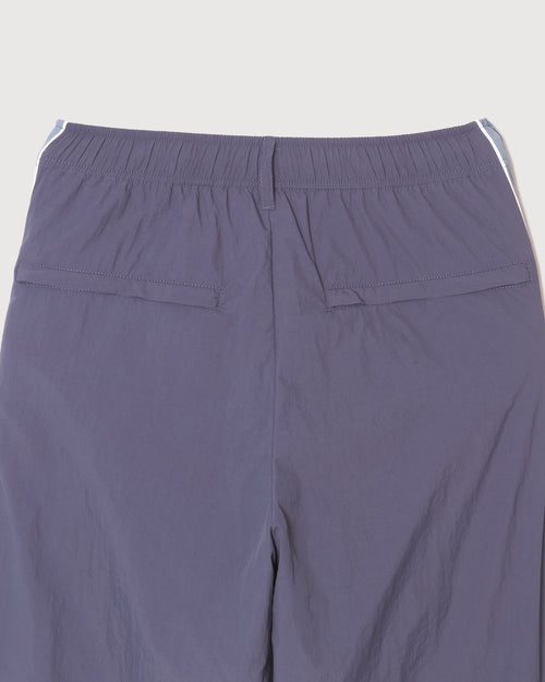 NYLON SET UP PANTS GRAY