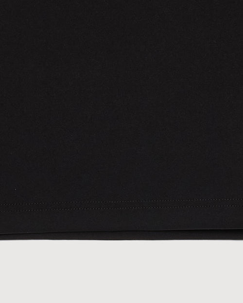 TC LOGO L/S MOCK NECK SHIRTS BLACK
