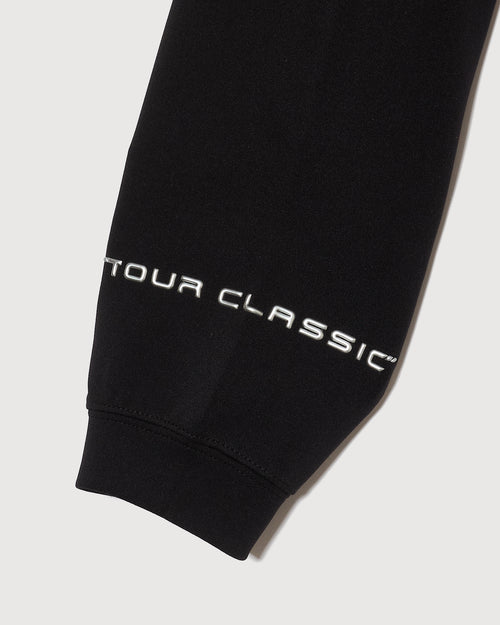 TC LOGO L/S MOCK NECK SHIRTS BLACK