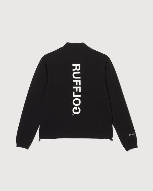TC LOGO L/S MOCK NECK SHIRTS BLACK