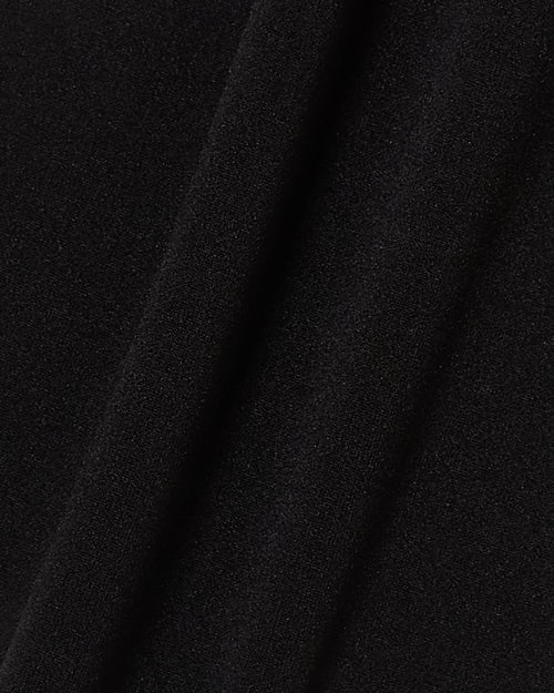 TC LOGO L/S MOCK NECK SHIRTS BLACK