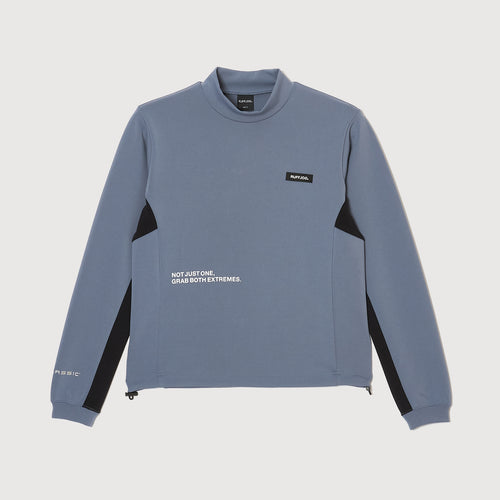 TC LOGO L/S MOCK NECK SHIRTS