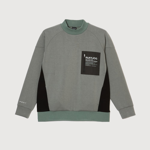 TC RAGLAN SLEEVES MOCK NECK SHIRTS