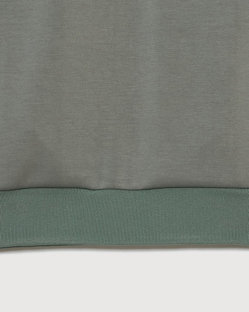 TC RAGLAN SLEEVES MOCK NECK SHIRTS SMOKE BLUE