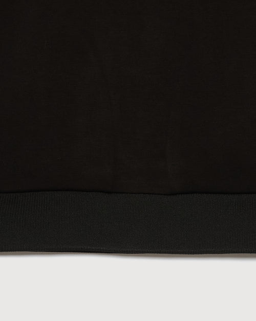 TC RAGLAN SLEEVES MOCK NECK SHIRTS BLACK