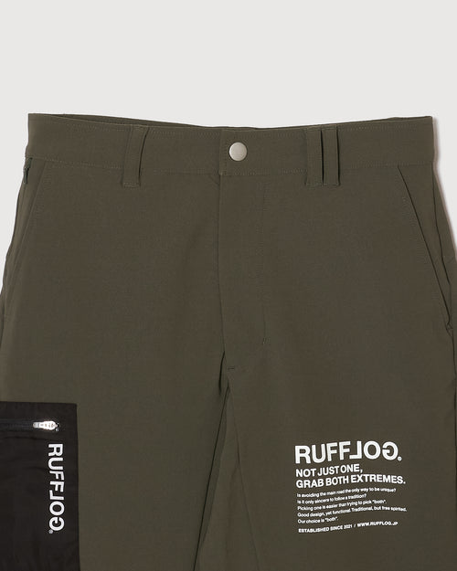 TC SIDE POCKET STRETCH SLIMSLACKS KHAKI