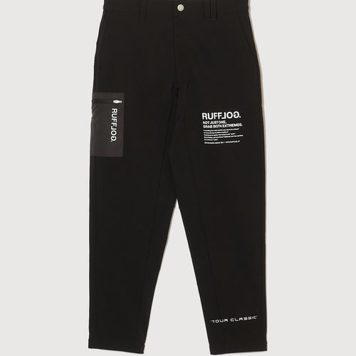 TC SIDE POCKET STRETCH SLIMSLACKS BLACK