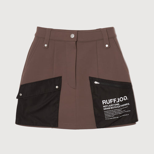 TC MULTI POCKET STRETCH SKIRT KHAKI