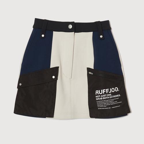 TC MULTI POCKET STRETCH SKIRT BEIGE