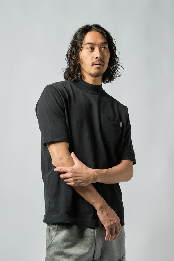 H/S MULTIWAY LIGHT MESH SHIRTS BLACK