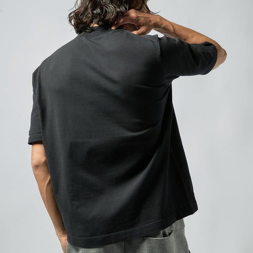 H/S MULTIWAY LIGHT MESH SHIRTS BLACK