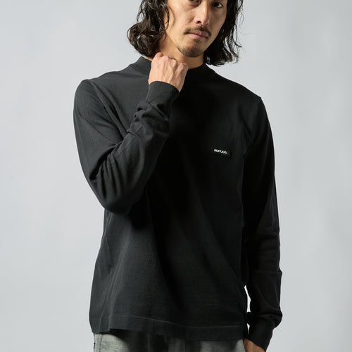 L/S MULTIWAY LIGHT MESH SHIRTS BLACK