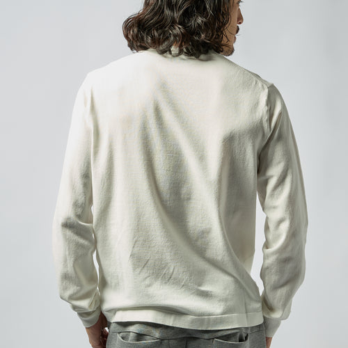 L/S MULTIWAY LIGHT MESH SHIRTS WHITE