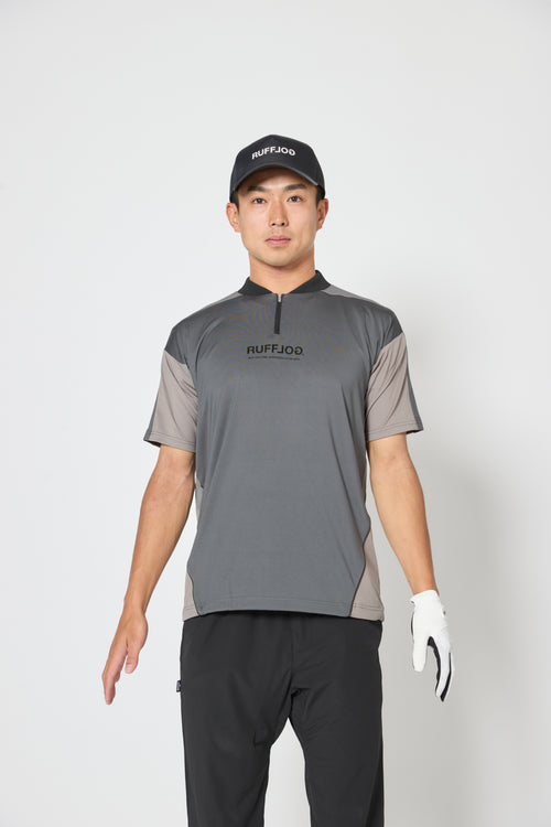 TOUR CLASSIC HENLEY NECK HALF ZIP  S/S SHIRTS