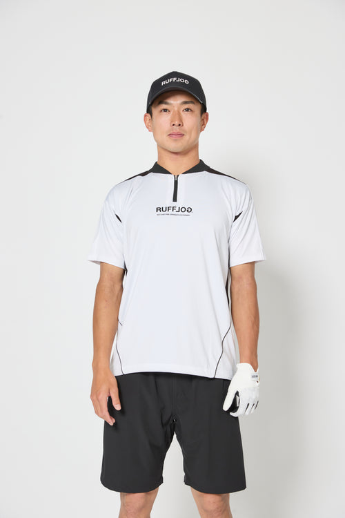 WM TOUR CLASSIC HENLEY NECK HALF ZIP  S/S SHIRTS