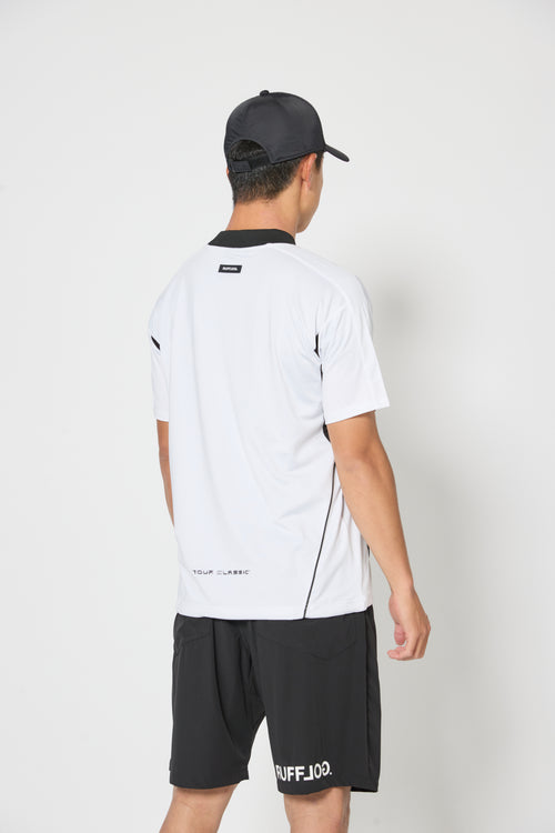 WM TOUR CLASSIC HENLEY NECK HALF ZIP  S/S SHIRTS