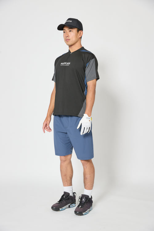 WM TOUR CLASSIC HENLEY NECK HALF ZIP  S/S SHIRTS