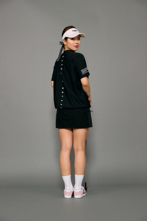 WM COOL FLEX BACK LINE LOGO MOCK NECK SHIRTS