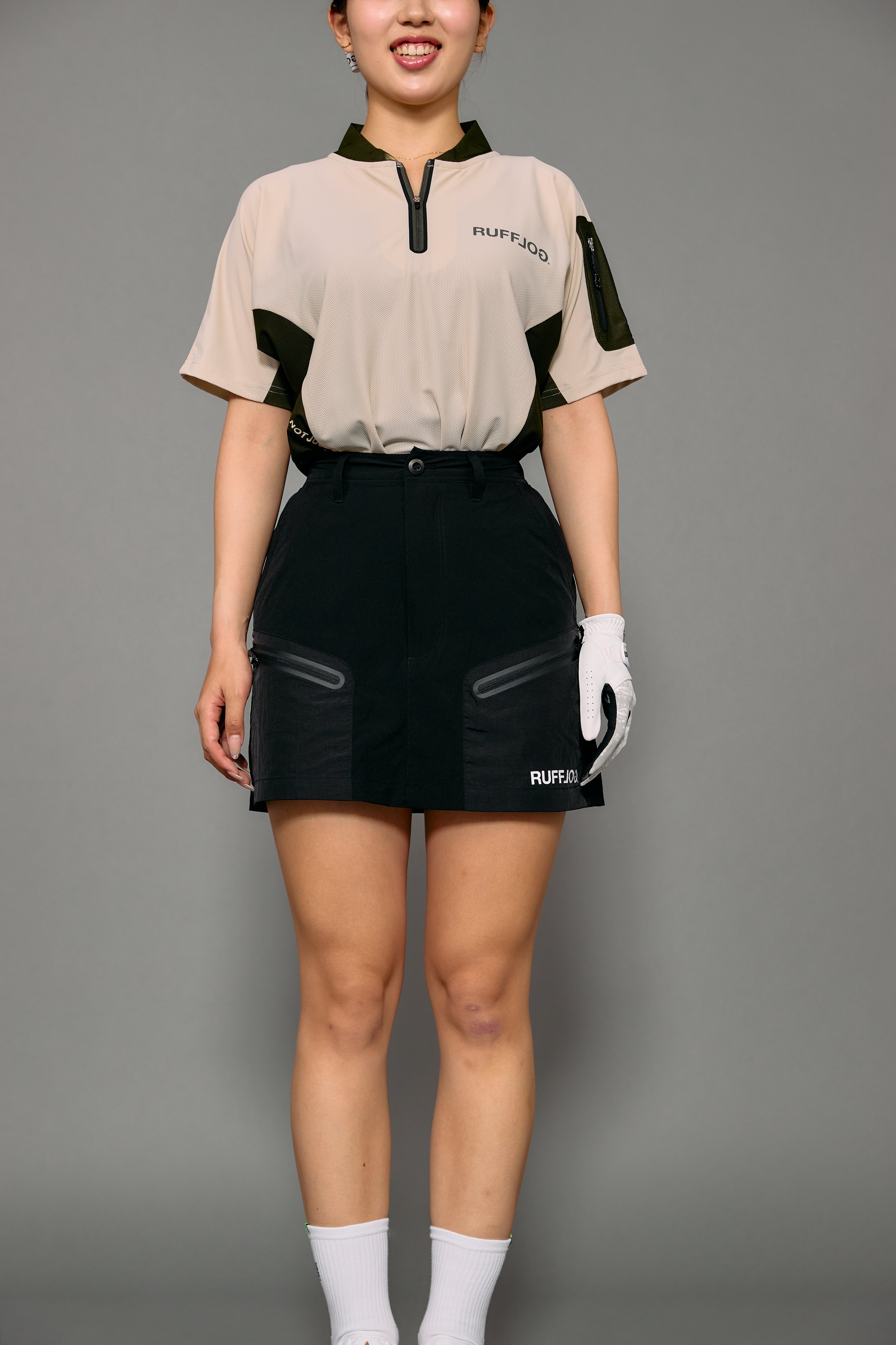 RUFFLOGスカート AERO ZIP POCKET RIGHT STRETCH SKIRT – RUFFLOG