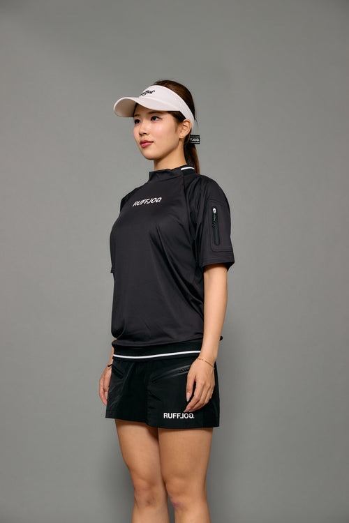 WM EDGE BAND TECH POCKET MOCK NECK SHIRTS