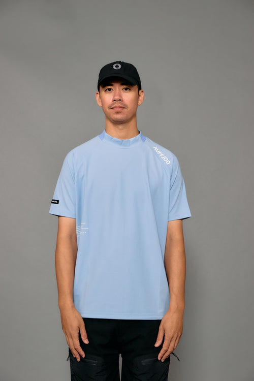 COOL FLEX MESH RAGLAN MOCK NECK SHIRTS