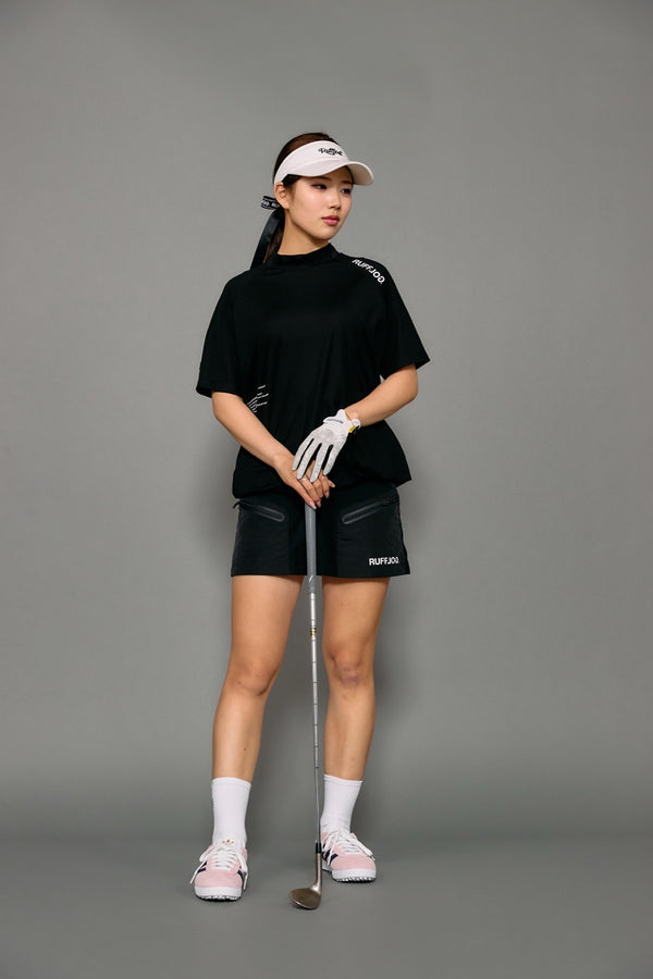 WM COOL FLEX MESH RAGLAN MOCK NECK SHIRTS