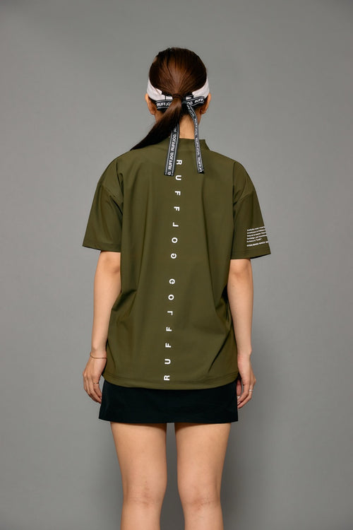 WM COOL FLEX BACK LINE LOGO MOCK NECK SHIRTS