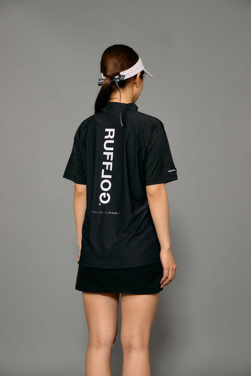 WM BACK MESH & TECH POCKET MOCK NECK SHIRTS