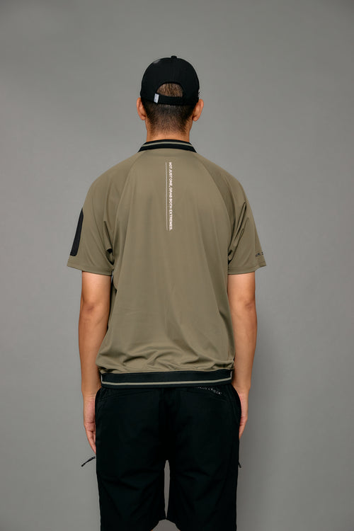 EDGE BAND TECH POCKET MOCK NECK SHIRTS