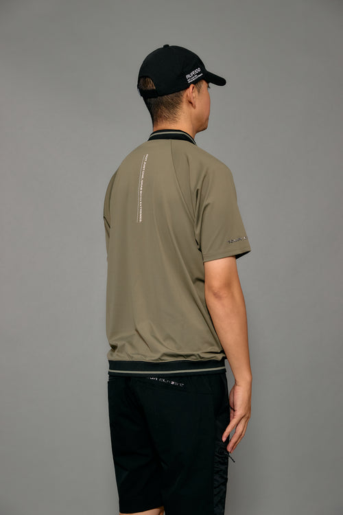 EDGE BAND TECH POCKET MOCK NECK SHIRTS