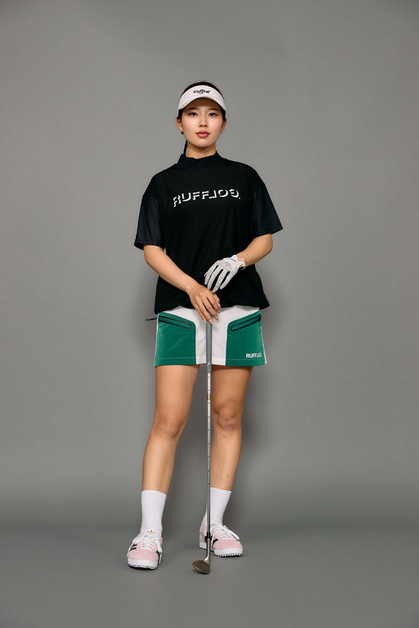 WM COOL FLEX MESH MOCK NECK SHIRTS