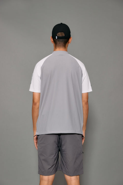 COOL FLEX MESH RAGLAN MOCK NECK SHIRTS