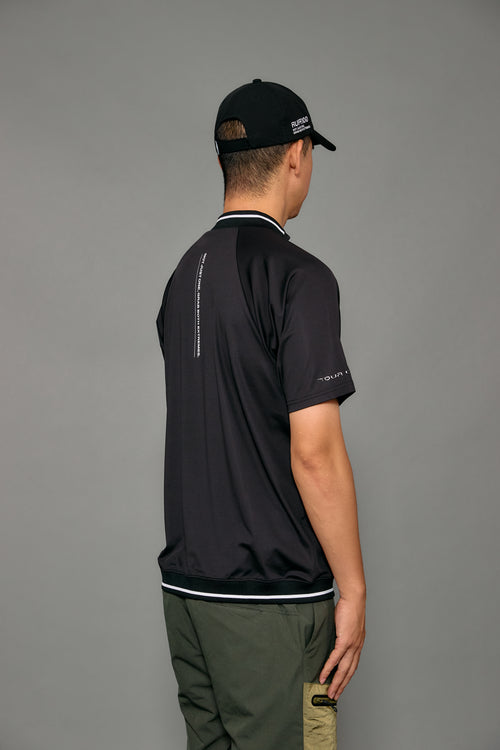 EDGE BAND TECH POCKET MOCK NECK SHIRTS