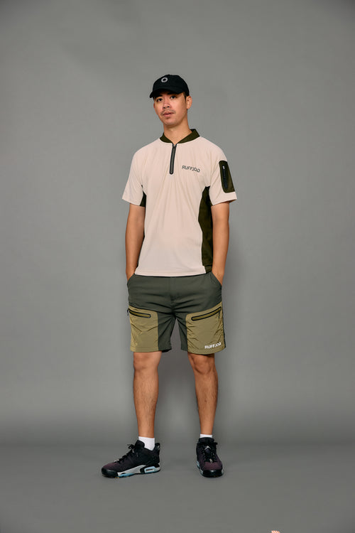 AERO ZIP HENLEY NECK SHIRTS