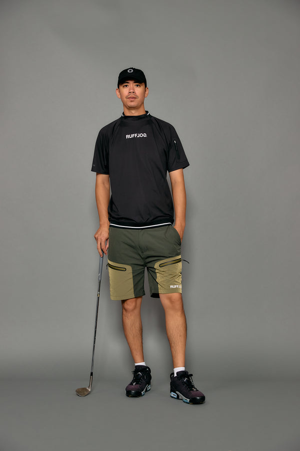 EDGE BAND TECH POCKET MOCK NECK SHIRTS