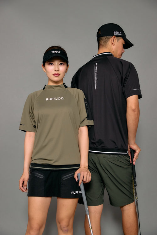 EDGE BAND TECH POCKET MOCK NECK SHIRTS