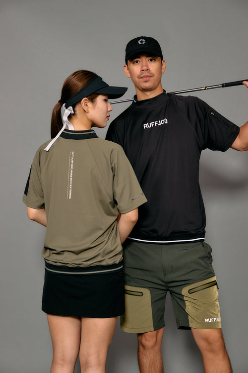 WM EDGE BAND TECH POCKET MOCK NECK SHIRTS
