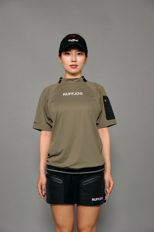 WM EDGE BAND TECH POCKET MOCK NECK SHIRTS
