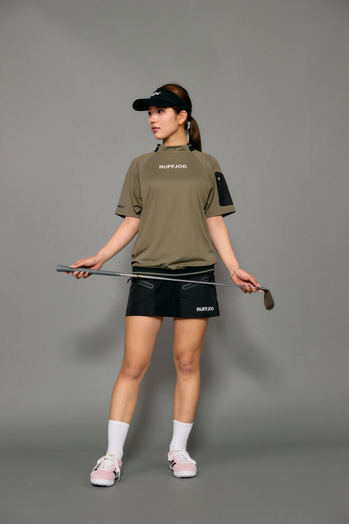 WM EDGE BAND TECH POCKET MOCK NECK SHIRTS