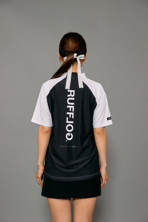 WM BACK MESH & TECH POCKET MOCK NECK SHIRTS